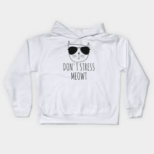 Don't Stress Meowt Shirt, Funny Cat, Cat Lover Shirt, Meow Kids Hoodie